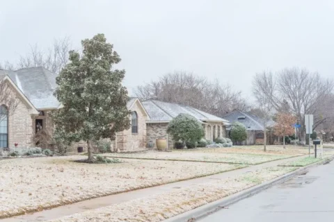 Home in extreme Texas weather